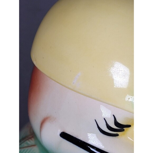 Vintage Owl Bird Cookie Stories Jar Robinson Ransbottom Pottery Roseville - Picture 3 of 9